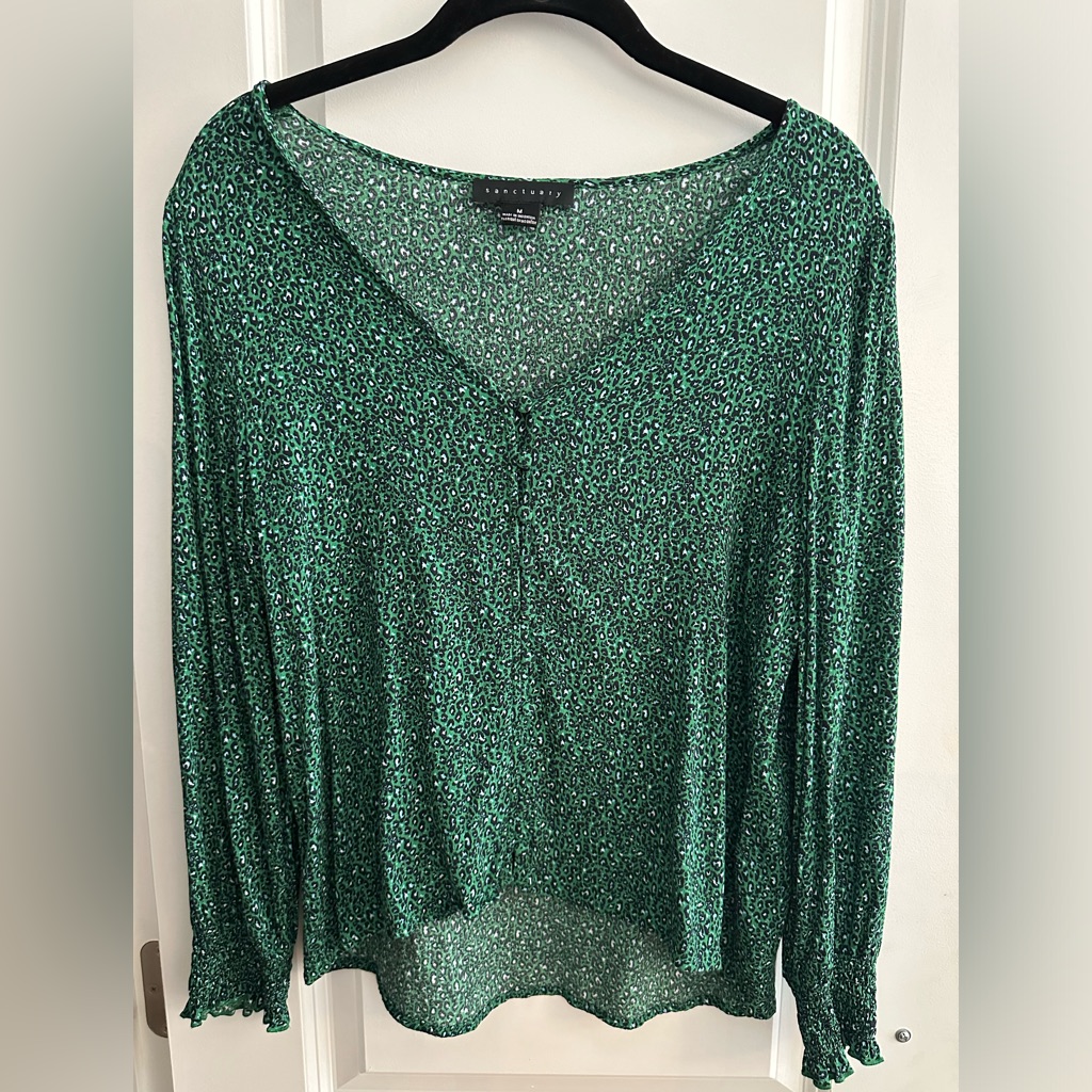 Sanctuary Silk Top- Size M